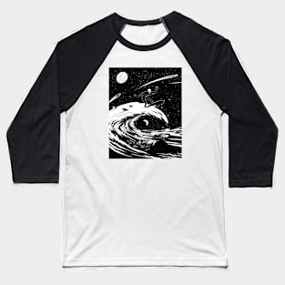 Moonwave walk Baseball T-Shirt